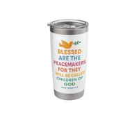 Blessed are The Peacemakers Stainless Steel Insulated Tumbler