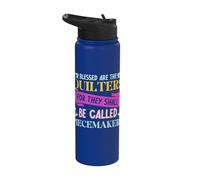 Blessed are The Quilters for They Shall Be Called Stainless Steel Insulated Water Bottle