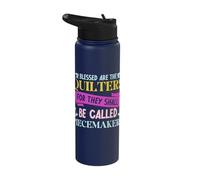 Blessed are The Quilters for They Shall Be Called Stainless Steel Insulated Water Bottle