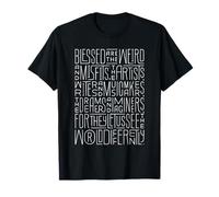 Blessed are The Weird Creative Dreamer Quote T-Shirt