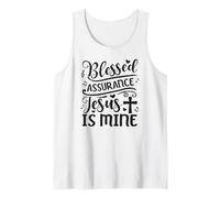 Blessed Assurance Jesus is Mine Tank Top
