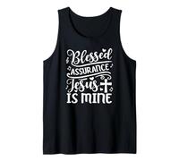 Blessed Assurance Jesus is Mine Tank Top