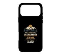 Blessed Be The Lord My Rock For Battle Psalm 1441 Case for iPhone 17 Pro Max