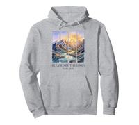 Blessed Be The Lord Psalm 68 19 Bible Verse Nature Pullover Hoodie