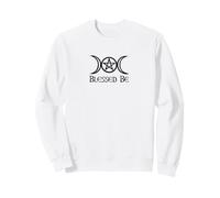 Blessed be - Wicca triple moon pentagram witchcraft wiccan Sweatshirt