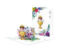 Blessed Beginnings Boy Baptism Pop Up Card