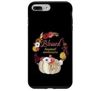 Blessed Beyond Measure Autumn Fall White Pumpkin Wreath Case for iPhone 7 Plus/8 Plus
