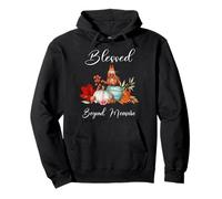Blessed Beyond Measure Cute Autumn Squirrel Christian Faith Pullover Hoodie