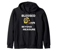 Blessed Beyond Measure infinitely forgiven and stainless Zip Hoodie