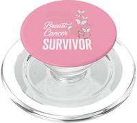 Blessed Breast Cancer Survivor PopSockets PopGrip for MagSafe