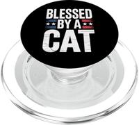Blessed By A Cat PopSockets PopGrip for MagSafe