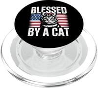 Blessed By A Cat PopSockets PopGrip for MagSafe