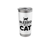 Blessed By A Cat Stainless Steel Insulated Tumbler