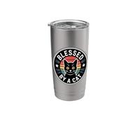 Blessed By A Cat Stainless Steel Insulated Tumbler