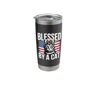 Blessed By A Cat Stainless Steel Insulated Tumbler