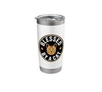 Blessed By A Cat Stainless Steel Insulated Tumbler