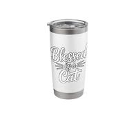 Blessed By A Cat Stainless Steel Insulated Tumbler