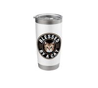 Blessed By A Cat Stainless Steel Insulated Tumbler