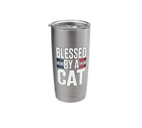 Blessed By A Cat Stainless Steel Insulated Tumbler