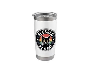 Blessed By A Cat Stainless Steel Insulated Tumbler