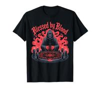 Blessed by Blood Occult Ritual Horror T-Shirt
