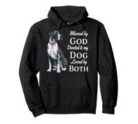 Blessed By God Devoted To My Great Dane Loved By Both Pullover Hoodie