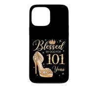 Blessed By God For 101 Years Old 101st Birthday Woman Queen Case for iPhone 13 Pro Max