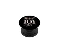 Blessed By God For 101 Years Old 101st Birthday Woman Queen PopSockets Adhesive PopGrip
