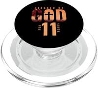 Blessed By God For 11 Years 11th Birthday Religious Theme PopSockets PopGrip for MagSafe
