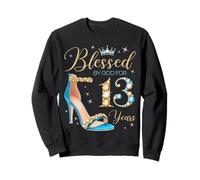 Blessed by God for 13 Years Old 13th Birthday Party Queens Sweatshirt