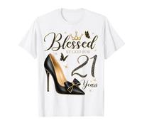 Blessed by God for 21 Years Old 21st Birthday T-Shirt