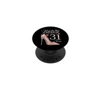 Blessed By God For 31 Years Old 31st Birthday Party Queen PopSockets Adhesive PopGrip