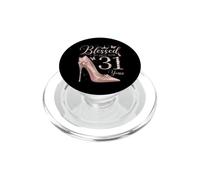 Blessed By God For 31 Years Old 31st Birthday Party Queen PopSockets PopGrip for MagSafe
