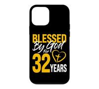 Blessed by God for 32 years | 32nd Birthday Lord Worshippers Case for iPhone 12 mini
