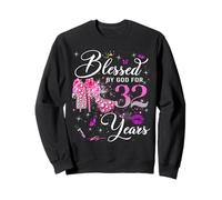 Blessed by God for 32 Years Old Women 32nd Birthday Queen Sweatshirt