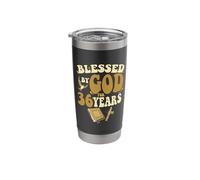 Blessed By God for 36 Years 36th Birthday Religious Theme Stainless Steel Insulated Tumbler