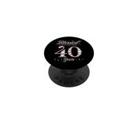 Blessed By God For 40 Years Old 40th Birthday Woman Queen PopSockets Adhesive PopGrip