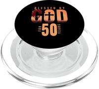 Blessed By God For 50 Years 50th Birthday Religious Theme PopSockets PopGrip for MagSafe