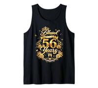 Blessed by God for 56 Years Old Women 56th Birthday Queen Tank Top