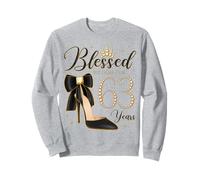 Blessed By God For 63 Years Old 63rd Birthday Party Queen Sweatshirt