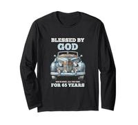 Blessed by God for 65 Years Old Vintage Car 65th Birthday Long Sleeve T-Shirt