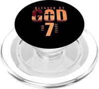 Blessed By God For 7 Years 7th Birthday Religious Theme PopSockets PopGrip for MagSafe