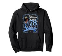 Blessed by God for 78 Years Old Women 78th Birthday Queen Pullover Hoodie