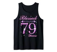 Blessed by God for 79 Years Old 79th Birthday Party Tank Top