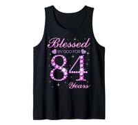Blessed by God for 84 Years Old 84th Birthday Party Tank Top