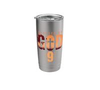 Blessed By God for 9 Years 9th Birthday Religious Theme Stainless Steel Insulated Tumbler