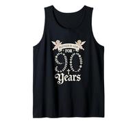 Blessed by God for 90 Years Religious Themed 90th Birthday Tank Top