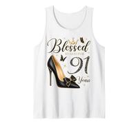 Blessed by God for 91 Years Old 91st Birthday Tank Top