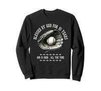 Blessed By God For 91 Years Old Baseball 91st Birthday Gifts Sweatshirt