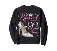 Blessed By God For 92 Years Old 92nd Birthday Party Queens Sweatshirt